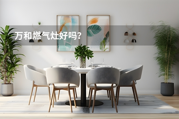 万和燃气灶好吗？