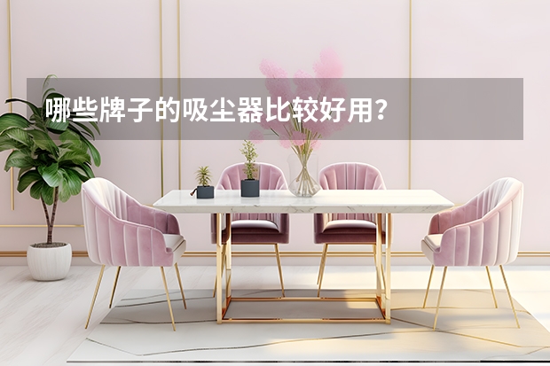 哪些牌子的吸尘器比较好用？