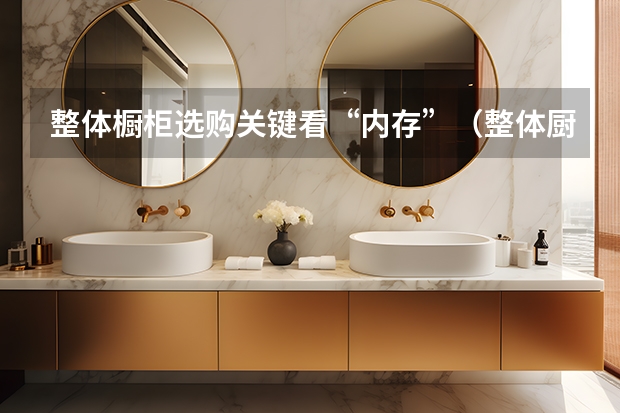 整体橱柜选购关键看“内存”（整体厨房的设计及整体橱柜的选购注意事项）