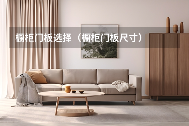 橱柜门板选择（橱柜门板尺寸）