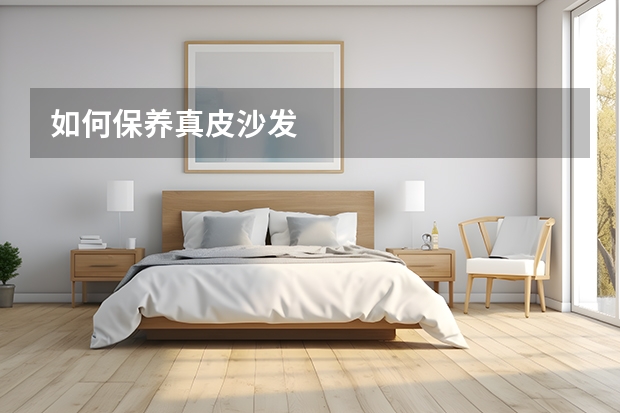 如何保养真皮沙发