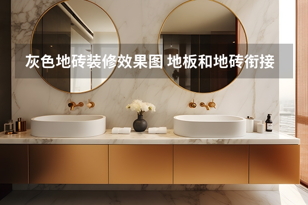 灰色地砖装修效果图 地板和地砖衔接效果图