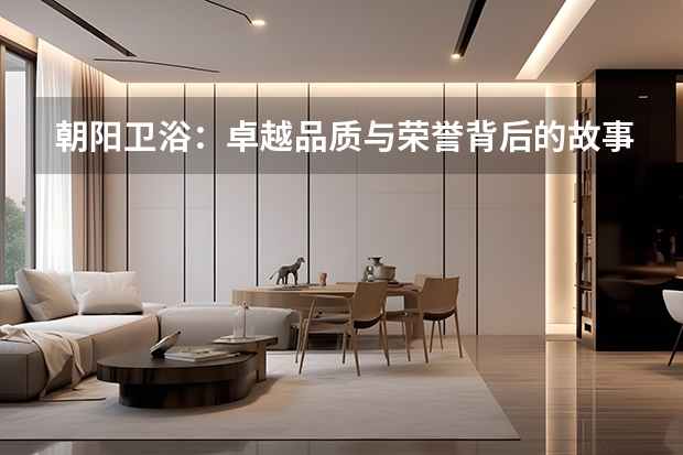 朝阳卫浴：卓越品质与荣誉背后的故事 赛唯雅卫浴的品牌精神
