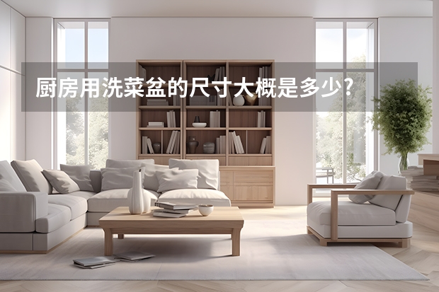 厨房用洗菜盆的尺寸大概是多少?