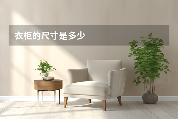 衣柜的尺寸是多少