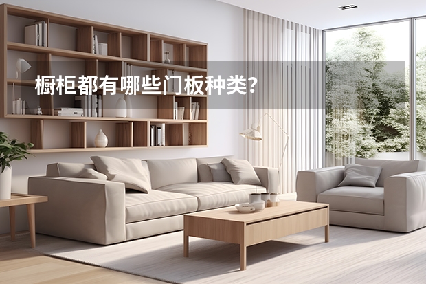 橱柜都有哪些门板种类？