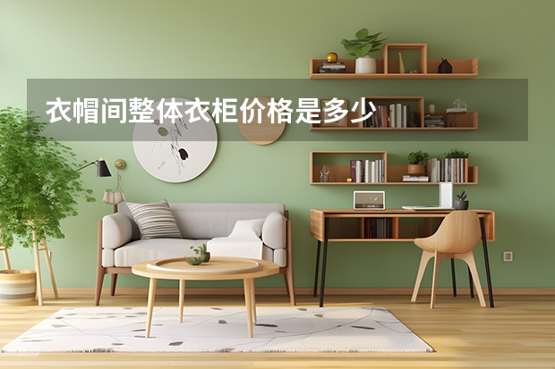 衣帽间整体衣柜价格是多少