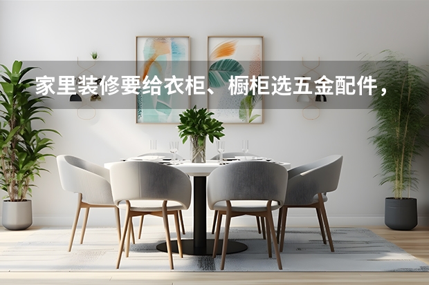 家里装修要给衣柜、橱柜选五金配件，大家有没有好用的牌子推荐？百隆怎么样？
