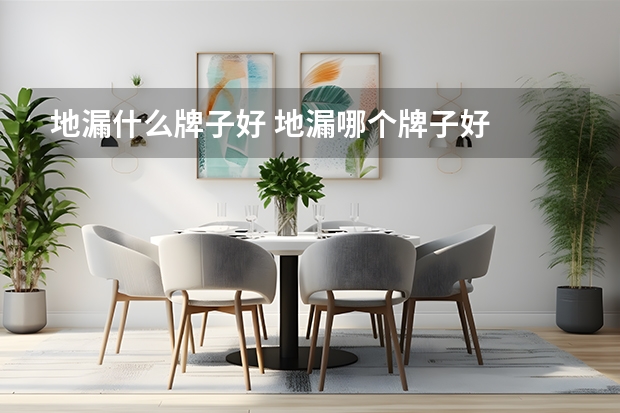 地漏什么牌子好 地漏哪个牌子好