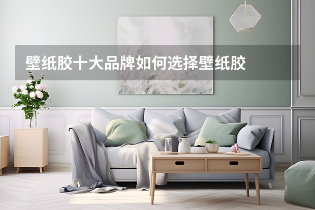 壁纸胶十大品牌如何选择壁纸胶