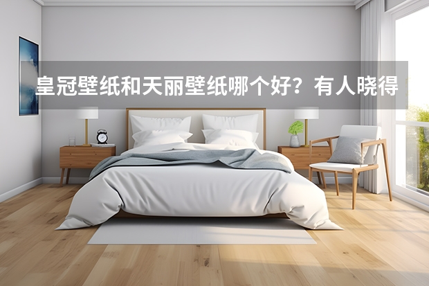 皇冠壁纸和天丽壁纸哪个好？有人晓得吗？