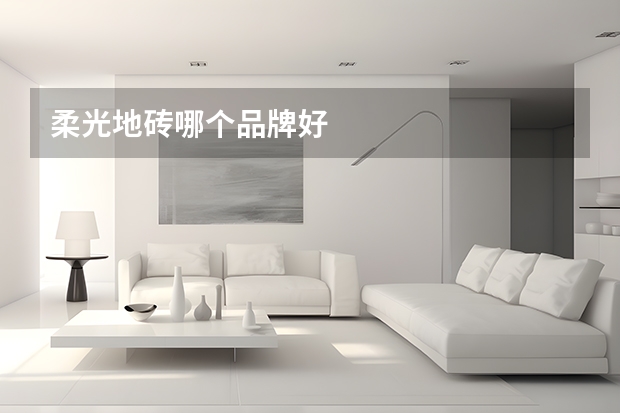 柔光地砖哪个品牌好