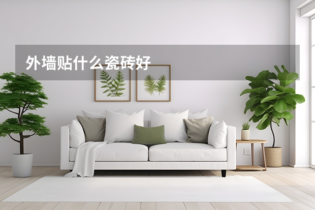 外墙贴什么瓷砖好