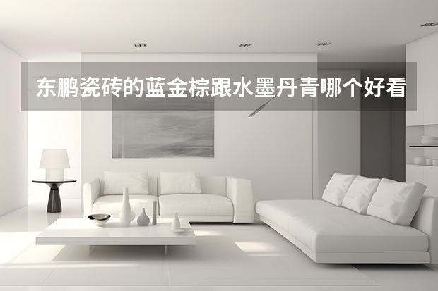 东鹏瓷砖的蓝金棕跟水墨丹青哪个好看