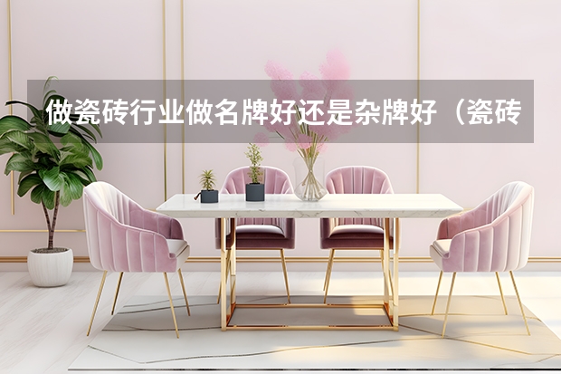 做瓷砖行业做名牌好还是杂牌好（瓷砖买品牌的好还是买杂牌的好）