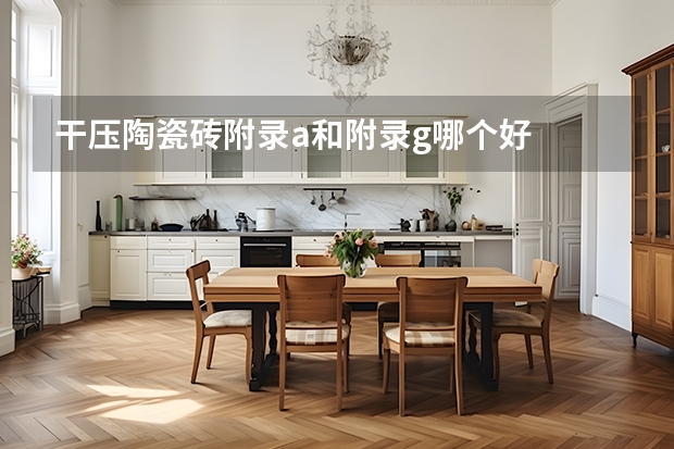 干压陶瓷砖附录a和附录g哪个好