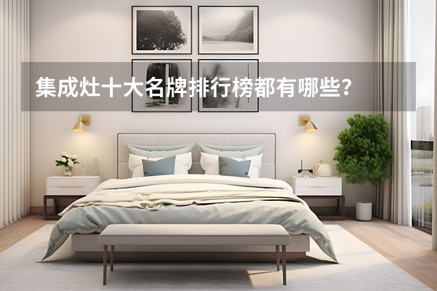 集成灶十大名牌排行榜都有哪些？