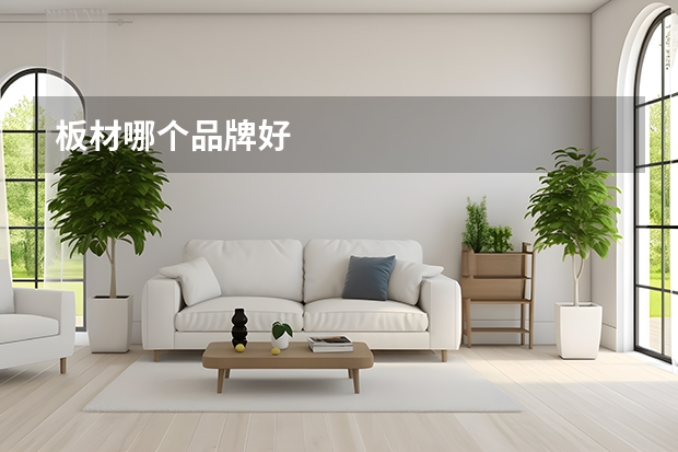 板材哪个品牌好