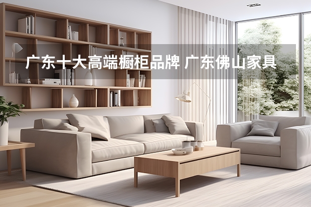 广东十大高端橱柜品牌 广东佛山家具十大品牌排名