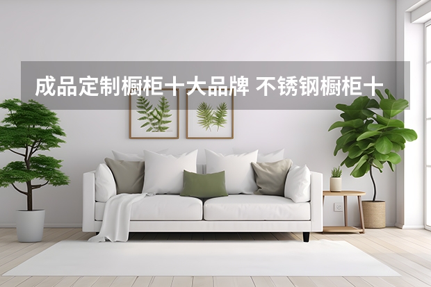 成品定制橱柜十大品牌 不锈钢橱柜十大名牌