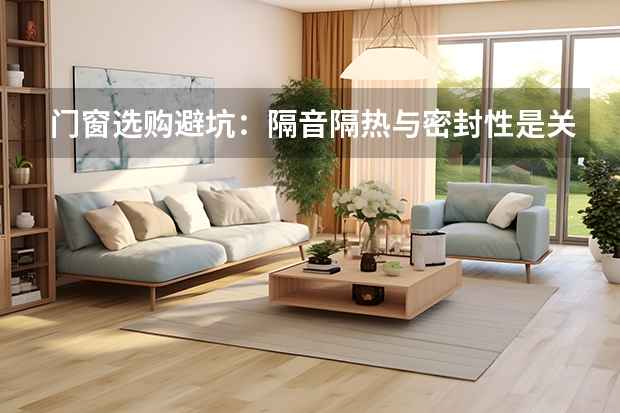 门窗选购避坑：隔音隔热与密封性是关键