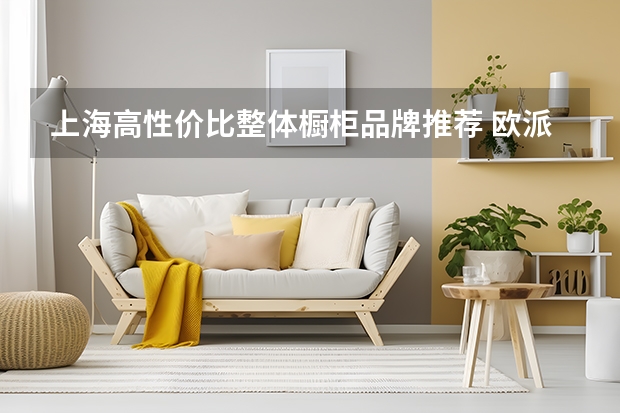 上海高性价比整体橱柜品牌推荐 欧派整体橱柜