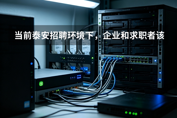 当前泰安招聘环境下，企业和求职者该怎么做？
