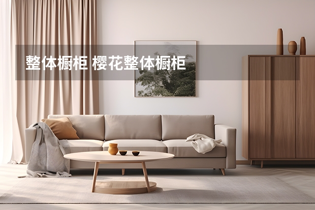 整体橱柜 樱花整体橱柜