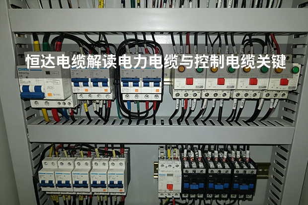 恒达电缆解读电力电缆与控制电缆关键指标